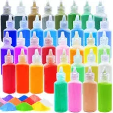 Guuozzli Art Sand Sand Bottles,Sand Arts And Crafts Kit,Scenic Sand For Kids,Diy Sand Painting,wedding Decoration