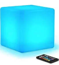 Mr.Go Waterproof Rechargeable LED Color-Changing Light Cube 8