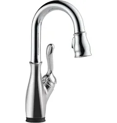 Delta 9678T-SP-DST SpotShield Stainless Leland Single Handle Pull-Down Bar / Prep Faucet with Touch2O Technology