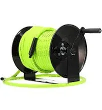 Flexzilla 3/8" x 100' Heavy-Duty Manual Air Hose Reel - L8652FZ | Blain's Farm & Fleet