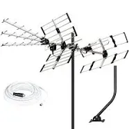 Five Star HDTV Outdoor Antenna 200 Miles Long Range 2024 Upgraded Yagi VHF UHF 