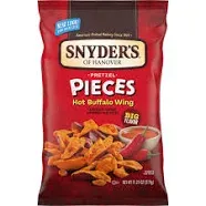 Snyder&#039;s of Hanover Pretzel Pieces, Hot Buffalo Wing, Vegetarian, 8 Oz