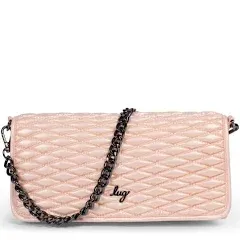 Lug Metallic Quilted Shoulder Bag with Chainstrap