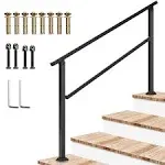 Outdoor Mattle Iron Stair Handrail VIVOSUN