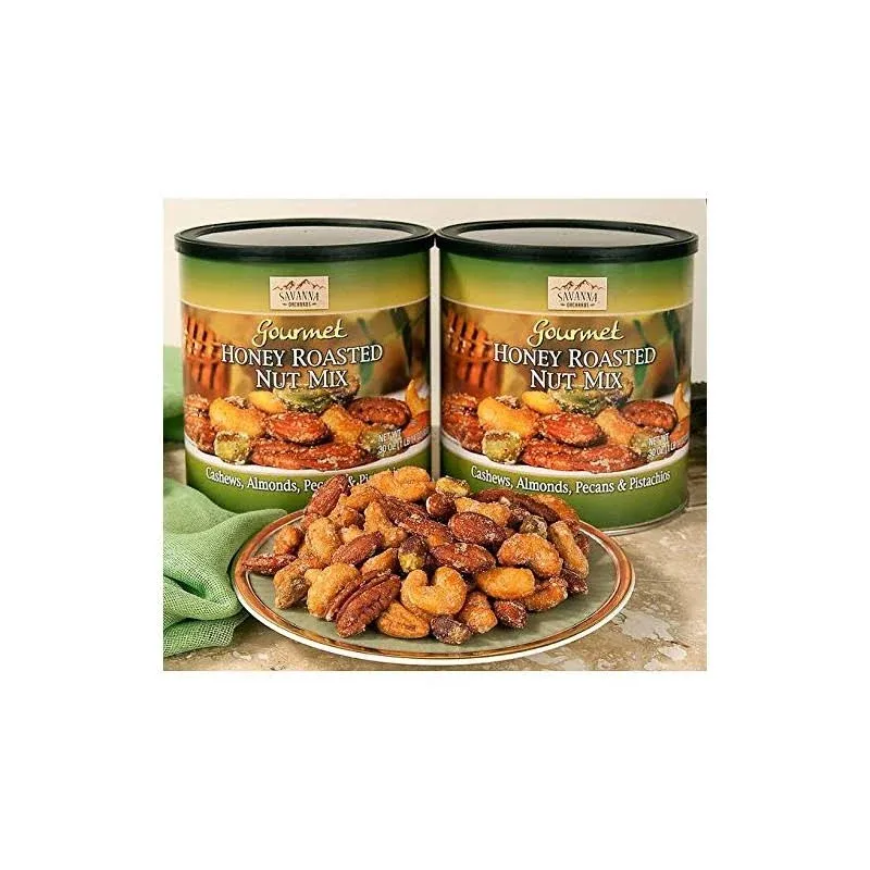 Savanna Orchards Honey Roasted Nut & Pistachios 30 oz, 2-count