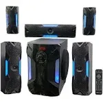 Rockville HTS56 1000W 5.1 Channel Home Theater System/Bluetooth/USB+8