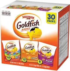 Pepperidge Farm Goldfish Crackers Big Smiles Variety Pack Box