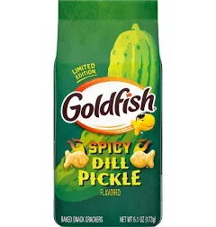 Goldfish Spicy Dill Pickle Flavored Crackers