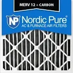 Nordic Pure 20x20x1 (19 1/2 x 19 1/2 x 3/4) Furnace Air Filt