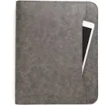 Portfolio Organizer - 1.5&#034; 3 Ring Binder with Notepad - Zippered Storage Pouc...