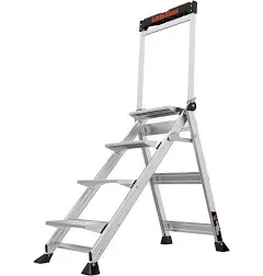 Jumbo Step 2 Step lightweight aluminum stepladder Type IAA to hold 375 lbs