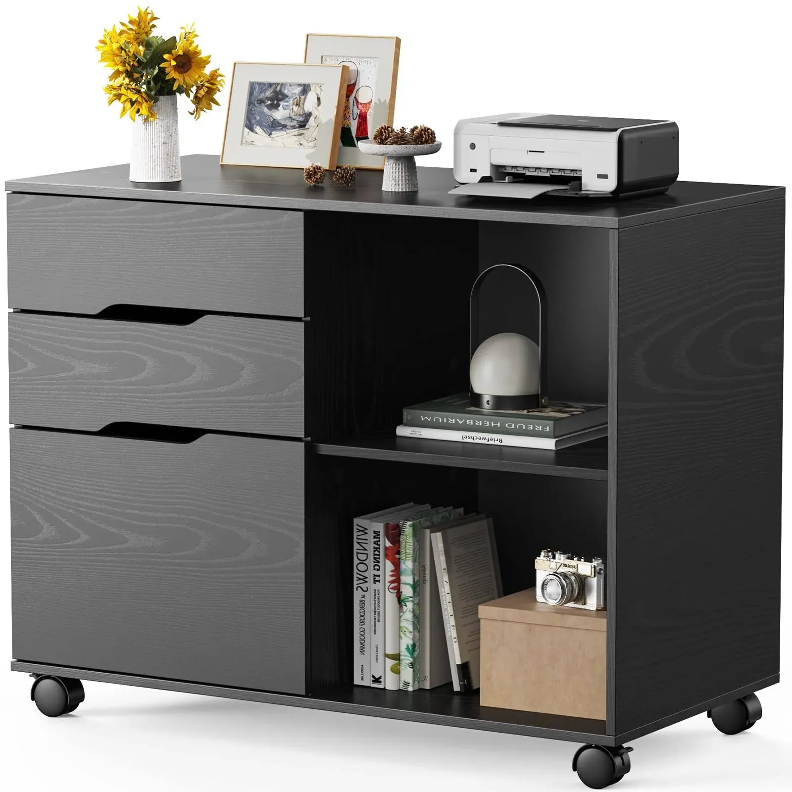 Sweetcrispy 3-Drawer File Cabinet