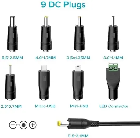 Belker 12W Universal AC DC Adapter