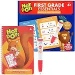 Educational Insights - Hot Dots First Grade Essentials Reading & Math Workbook