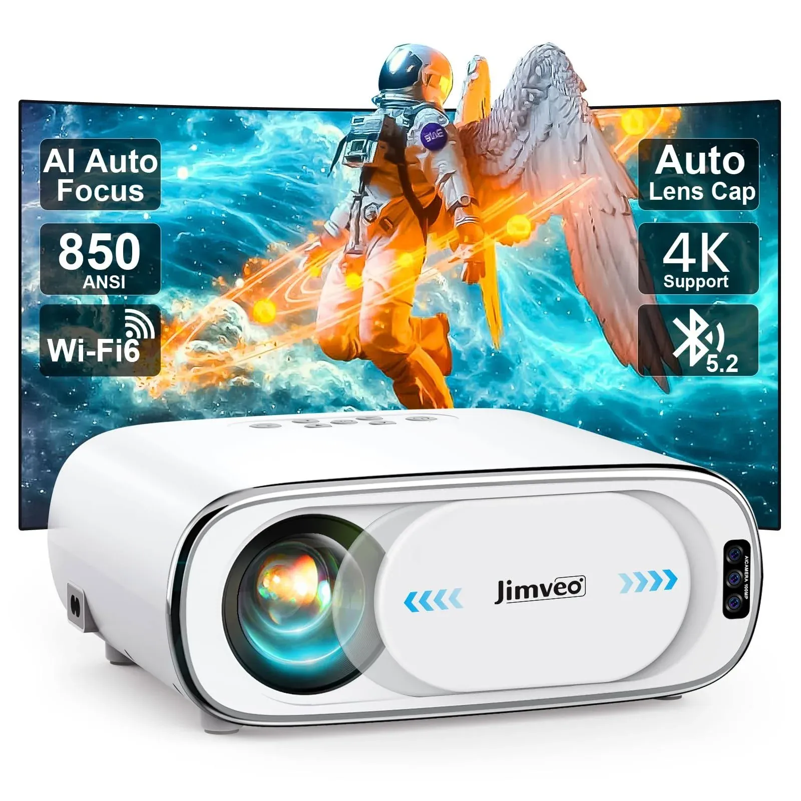 ai Auto Focus Outdoor Projector 4K