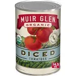 Muir Glen Diced Tomatoes, Organic - 12 x 14.5 oz