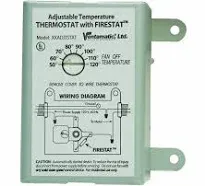 Ventamatic Thermostat W/Firestat