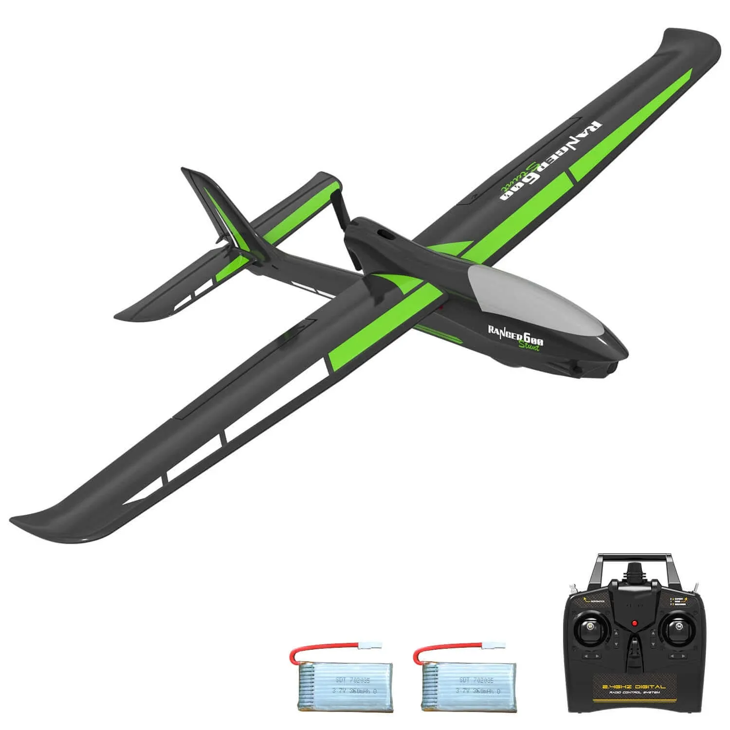 VOLANTEX 2.4G 3CH 600mm Fighter RC Plane 6G-3D Stunt Aerobatic RTF Glider Toy