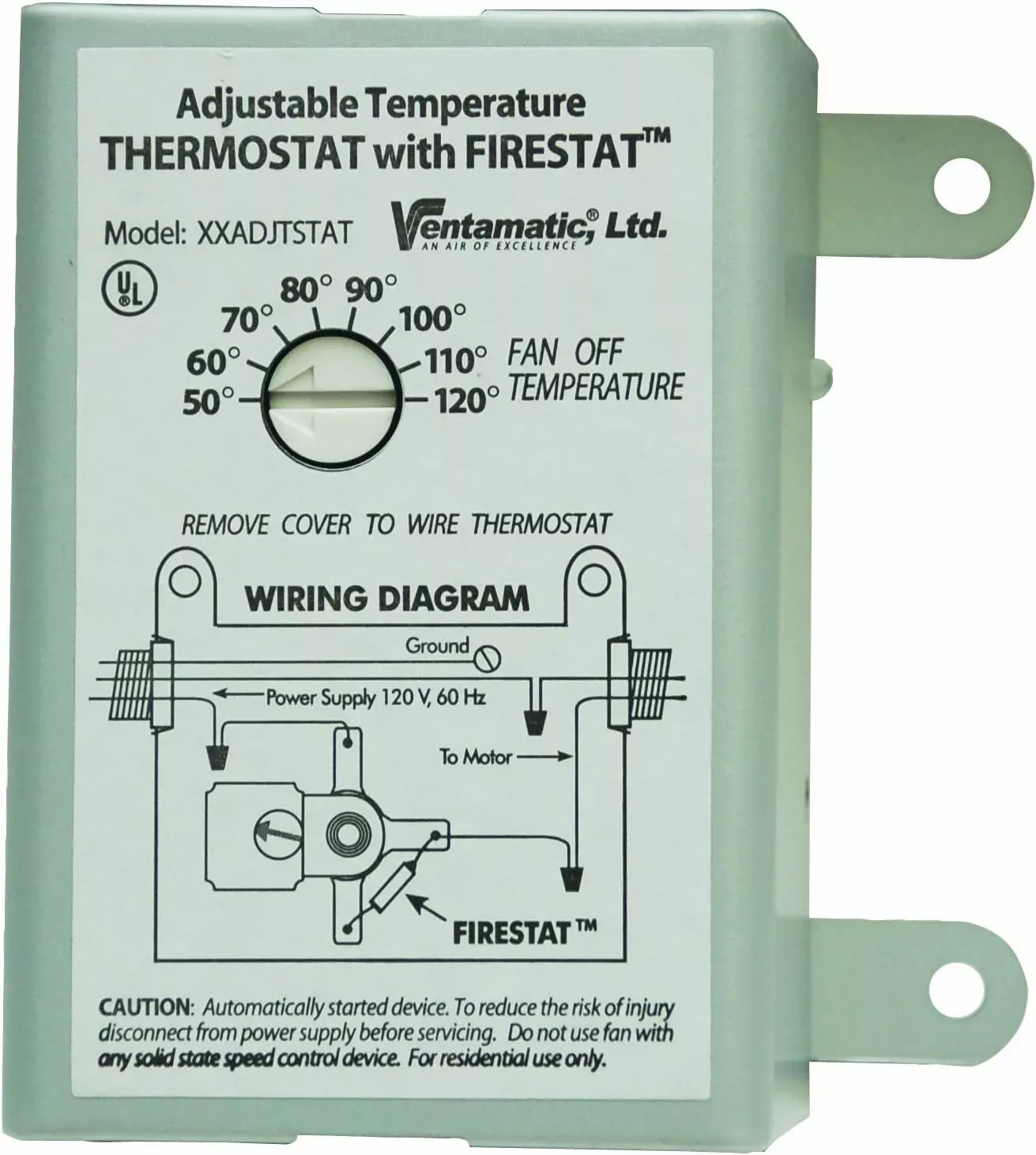 Thermostat Ventilators Temperature Switch Exhaust Fans Tools Control