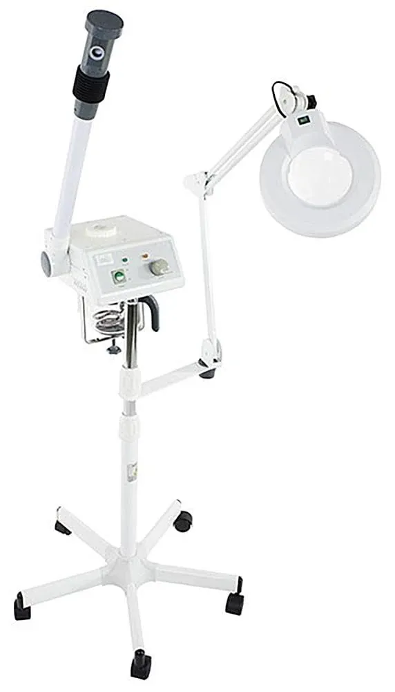 Skinact Euro Facial Steamer with Aroma Therapy and LED Magnifying Lamp