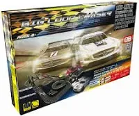 Big Loop Chaser Electric Powered Toy Road Racing Set with 4 Cars