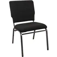 Advantage Black Multipurpose Church Chairs - 18.5 in. Wide (SEPCHT185-108)