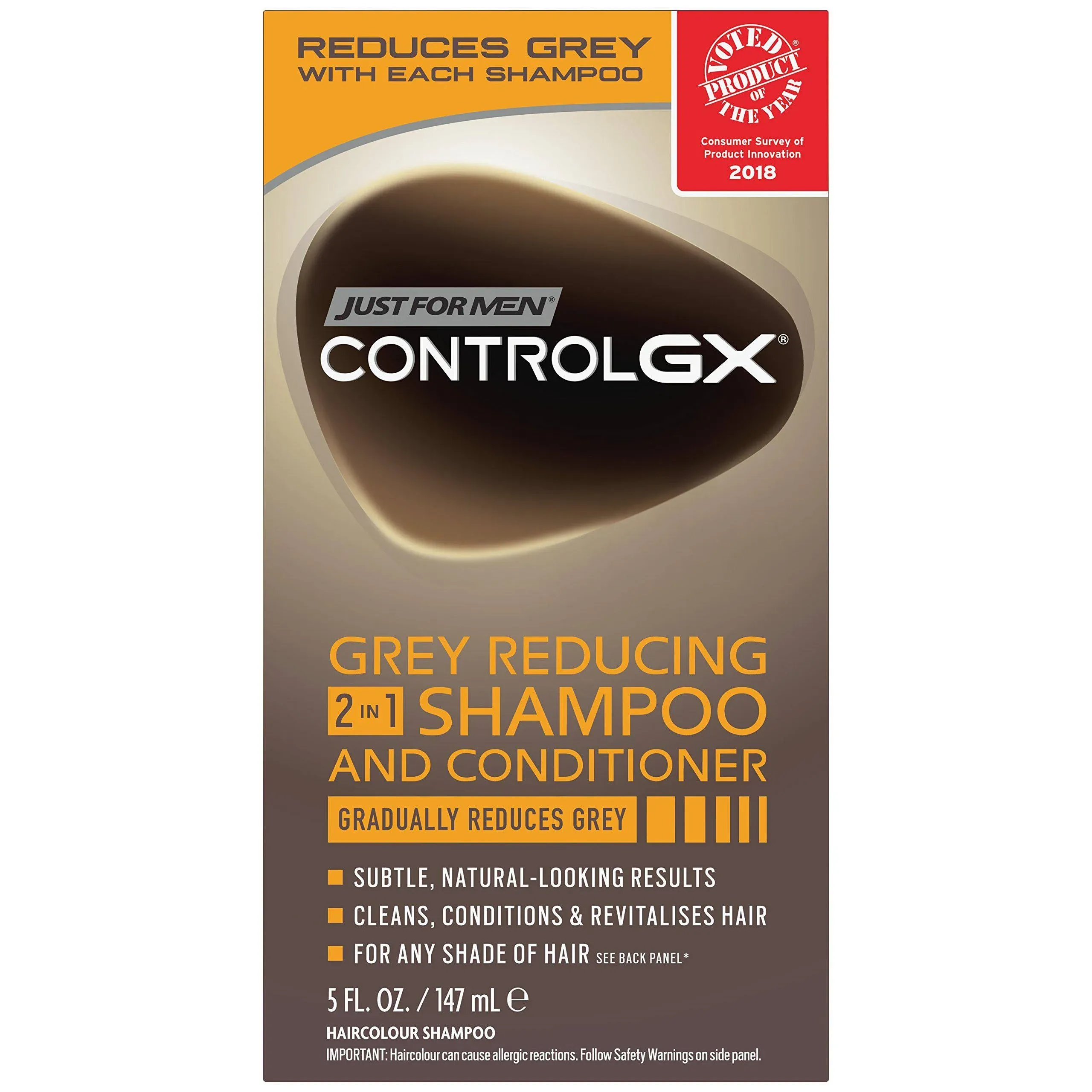 Just For Men Control GX Grey Reducing 2-in-1 Shampoo and Conditioner - 5 fl oz bottle