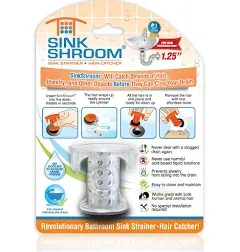 SinkShroom The Revolutionary Sink Drain Protector Hair Catcher