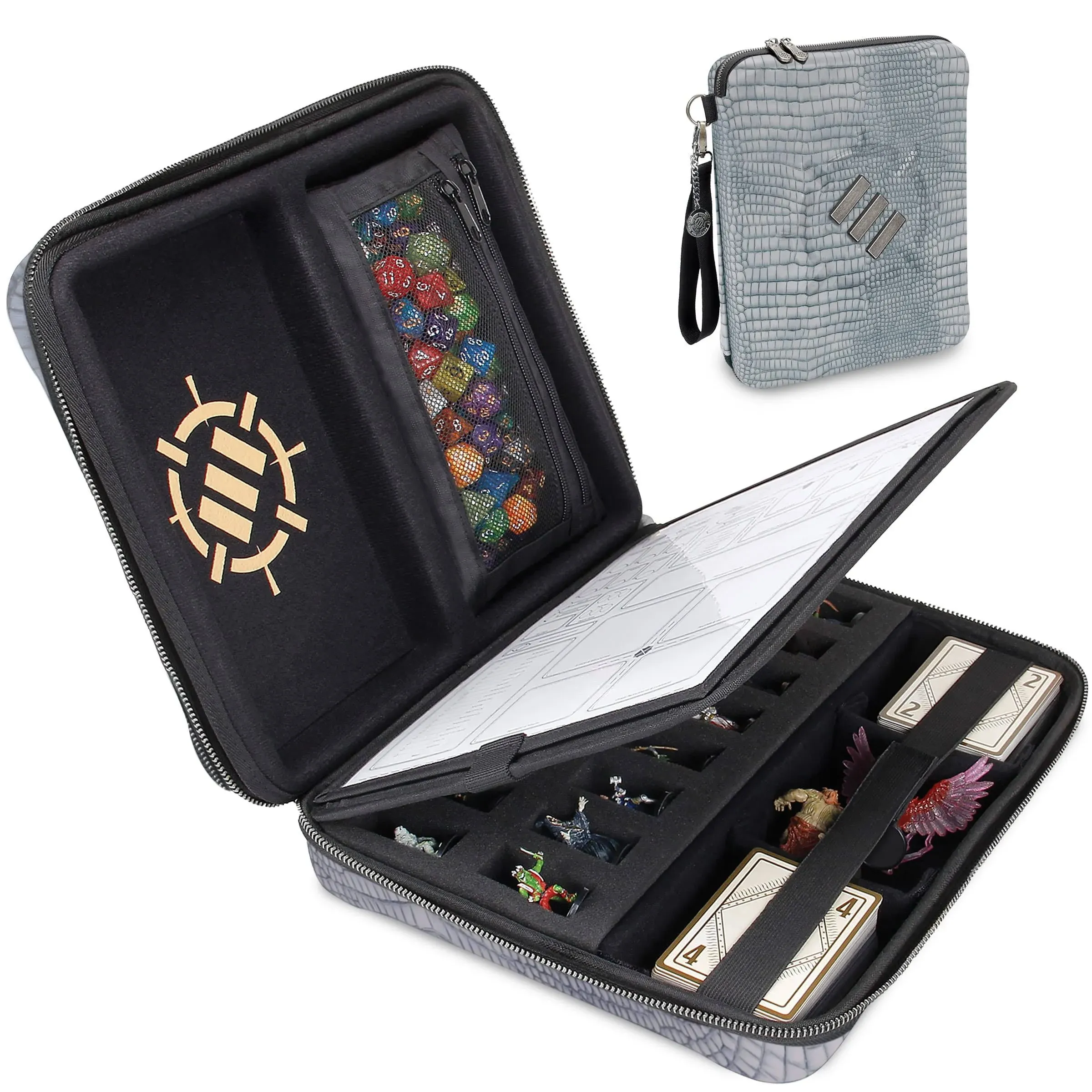 Enhance: RPG Organizer Case - Collector's Edition - Silver