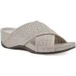 Cliffs by White Mountain Collet Wedge Sandal | Women's | Sand | Size 8 | Sandals