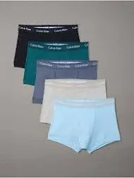 Calvin Klein Men&#039;s Cotton Classic fit 5-Pack Trunk Underwear Size Small