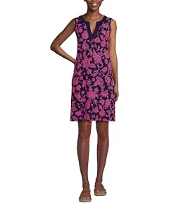 Women's Lands' End Splitneck Swim Cover-Up Dress