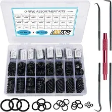 1200Pcs Rubber O Ring Assortment Kits 24 Sizes Sealing Gasket Washer Made of Nit