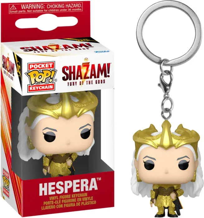 FUNKO POP! KEYCHAIN: Shazam 2- Hespera [New Toy] Vinyl Figure