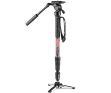 Manfrotto Element Mii Video Monopod Aluminium Kit with Fluid Head