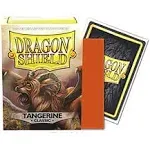 Classic Tangerine 100 ct Dragon Shield Sleeves Standard Size