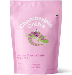 Chamberlain Coffee Lavender Matcha Latte with Oat Milk 10oz Pouch Dairy Free(S5)