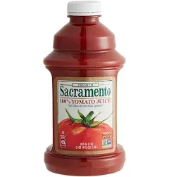 Sacramento Tomato Juice 46 oz Plastic Bottle