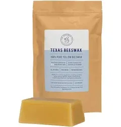 The Beeswax Co. 1 lb Pure Texas Beeswax Food Grade Cosmetic Grade All Natural Texas Beeswx (1)