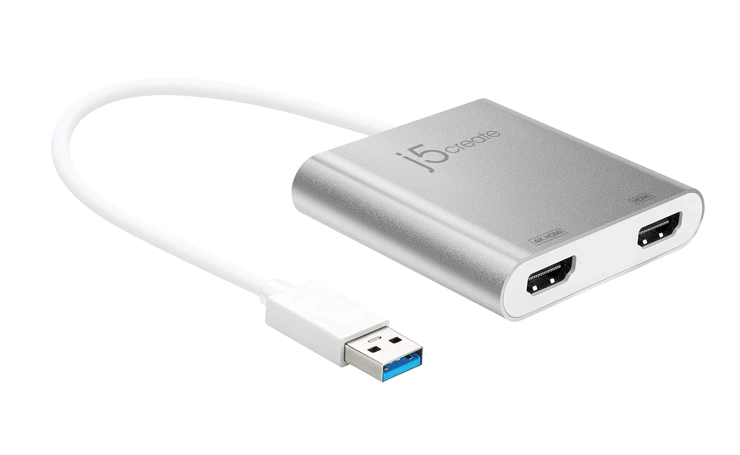 j5create USB™ 3.0 to Dual HDMI™ Multi-Monitor Adapter