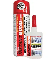 CA Glue with Activator All Industries Large - Clear - 100ml/400ml Industrial Strength All Purpose Cyanoacrylate Glue