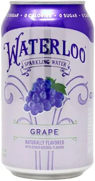 Waterloo Sparkling Water, Watermelon Naturally Flavored, 12 fl oz Cans, Pack of 12 | Zero Calories | Zero Sugar or Artificial Sweeteners | Zero Sodium