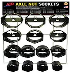 14 Pc. Axle Nut Socket Display ATD-11292 Brand New!