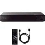 Sony BDP-S6700 4K Upscaling 3D Streaming Blu-ray Disc Player with 6ft High Speed HDMI Cable