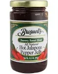 Braswells Pepper Jelly, Hot Jalapeno - 10.5 oz