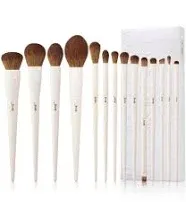 Jessup Makeup Brushes Set 14Pcs Face Powder Eyeliner Animal Cruelty-Free Brushes