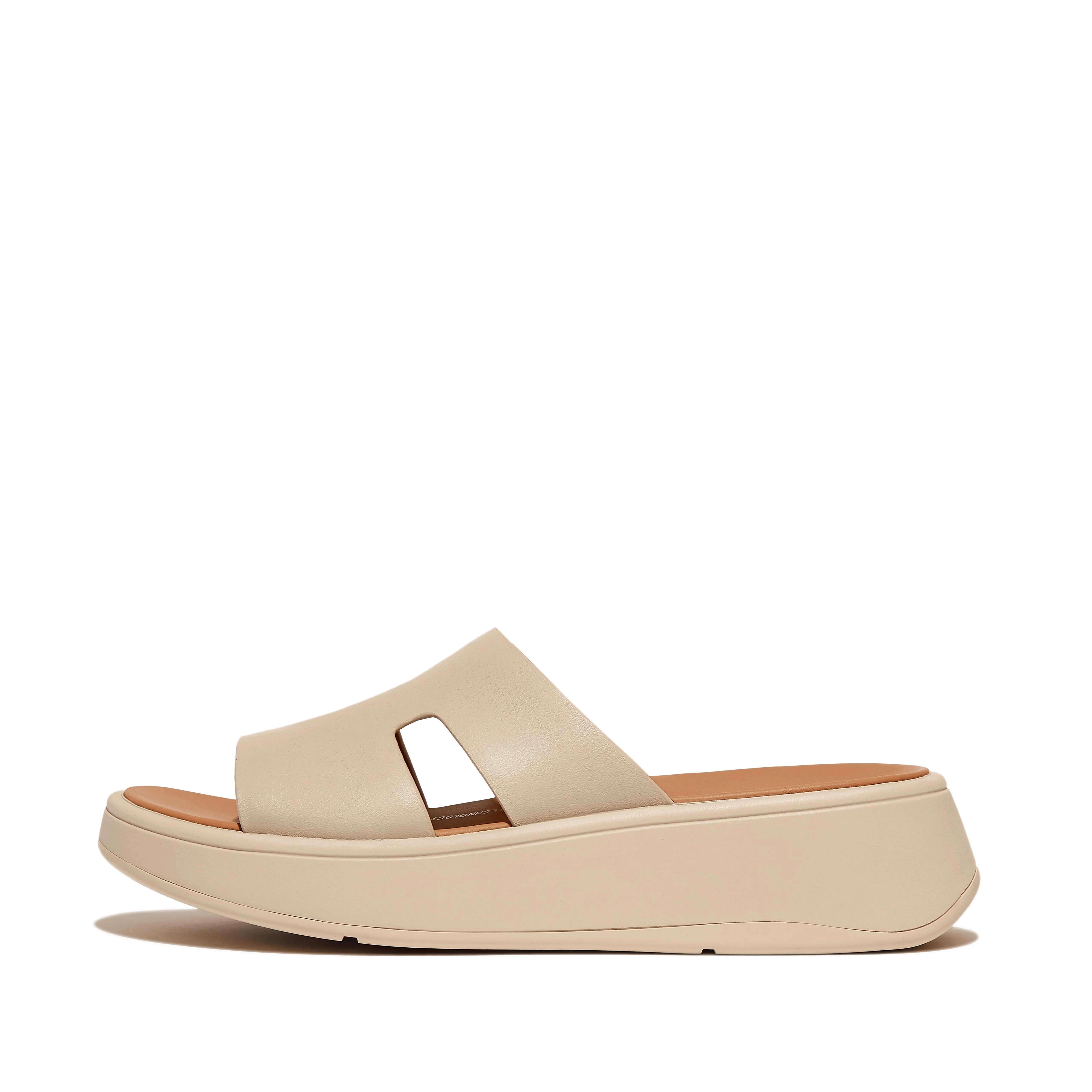 Women's F-Mode Leather Slides | FitFlop US