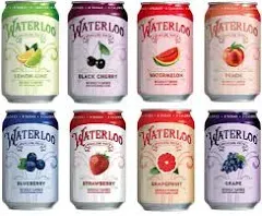 Waterloo Sparkling Water, Watermelon Naturally Flavored, 12 fl oz Cans, Pack of 12 | Zero Calories | Zero Sugar or Artificial Sweeteners | Zero Sodium