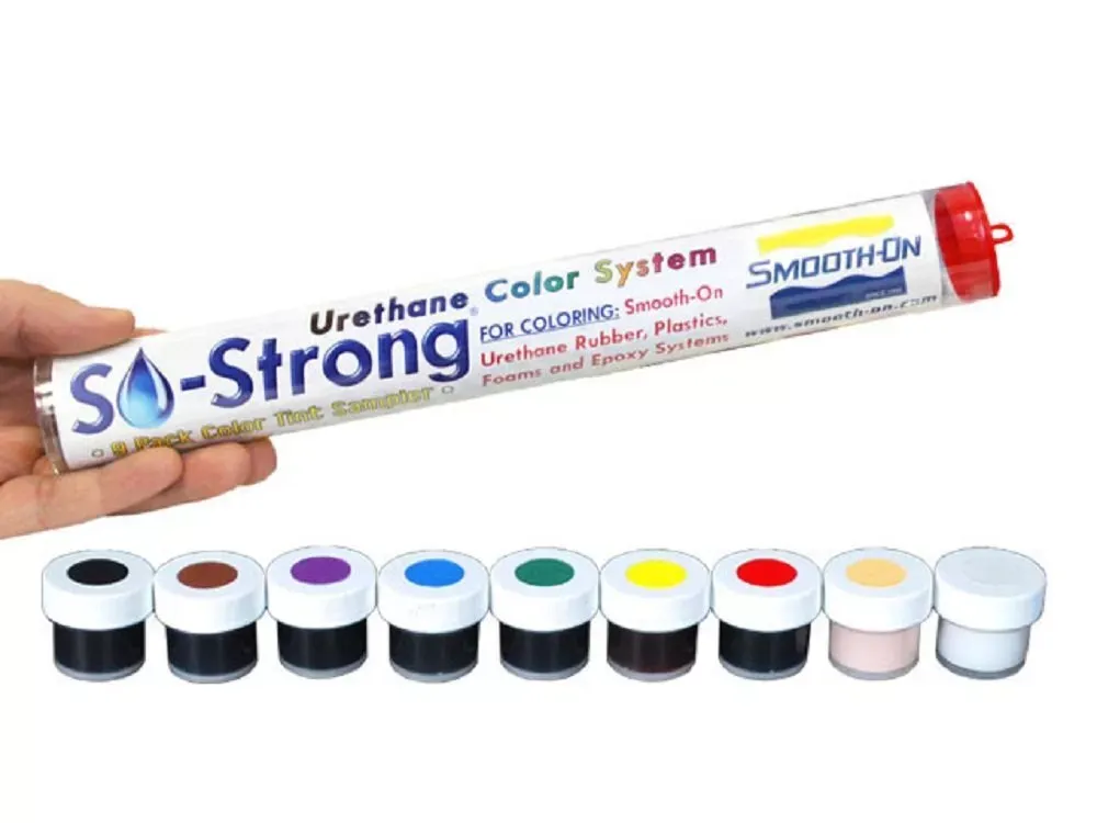 SO-Strong Colorants - For Urethane Rubbers, Plastics, &amp; Foams - Set of 9