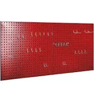 UltraHD 2-Piece Pegboard Set w/ 23 Piece Hook Assortment Graphite